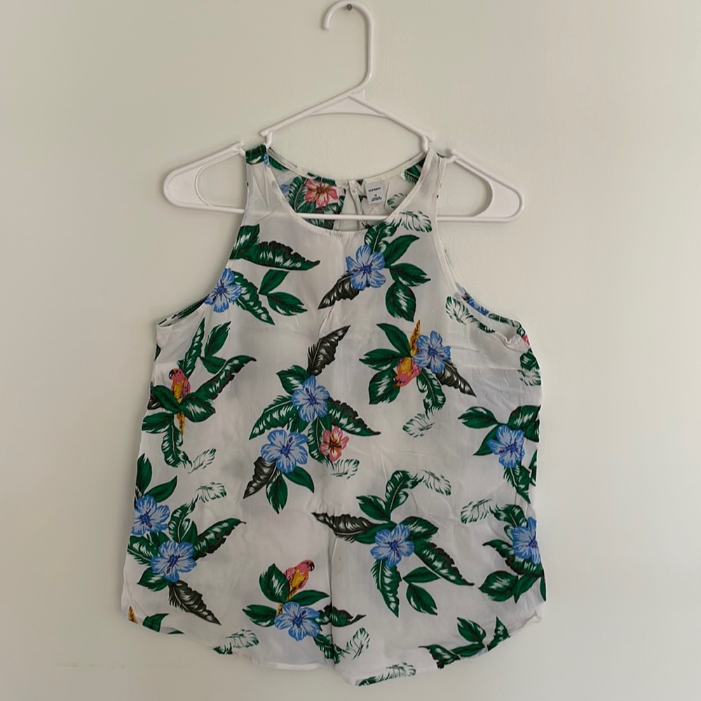 Old Navy Tropical Tank Top